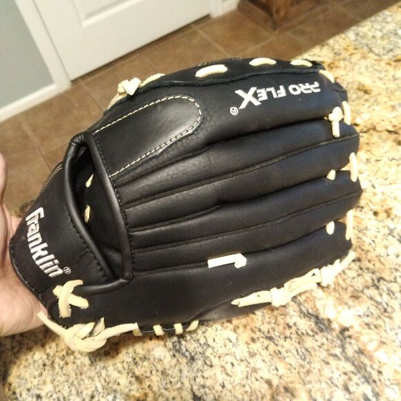 Franklin Pro Flex 4113L 12.5" Hybrid Series Baseball Glove Black Left Handed - Picture 6 of 12